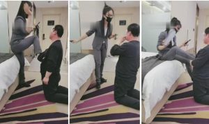 【Alice女王】白领耳光专场抽贱狗-97LZTD-835068095