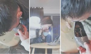 【巴莉女王】高跟鞋喂食呕吐物强迫吃剩饭剩菜-97LZTD-835068153
