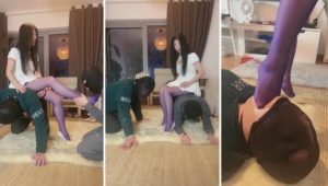 【玉儿姐姐】原味丝袜羞辱两贱狗-97LZTD-835068186