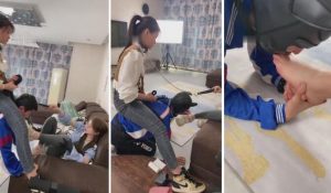 【领主老大】带女奴骑马升级加长鞭打惩罚-97LZTD-835068193