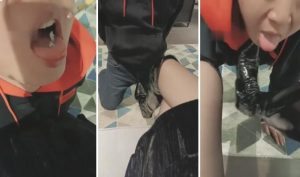 【元芷大人】踢裆贱狗-狗舌头给主人灭烟-97LZTD-835068286