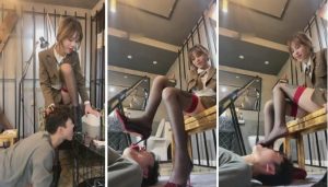 【禾HE】多双鞋强迫舔脏鞋底插嘴踩舌-97LZTD-83506904