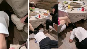 【樱桃大大】闺蜜约吃饭带条狗伺候