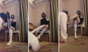 【希希子】肉丝长靴治疗废物狗-97LZTD-83506967