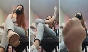 学妹语言诱惑丝袜裸足双脚踹脸pov