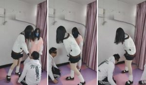 【最抗揍M】俩萝莉素人第一次玩狗-97LZTD-83507040