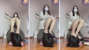 【巴莉女王】高跟肉丝踩踏碾压狗头-97LZTD-83507120