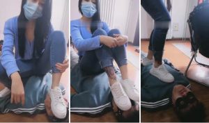 【蕾拉S】又酸又臭的白袜子全身踩踏-97LZTD-83507225