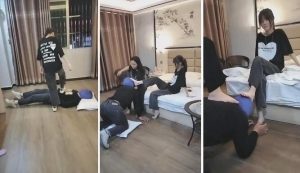 【德意男神】双素人女神提档坐脸耳光-97LZTD-83507342