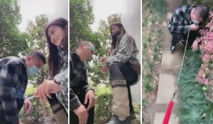 【风吟女神】首次户外-当烟灰缸吐口水当狗溜-97LZTD-83507357