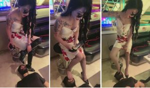 【爱神】女老板KTV把下属虐废-舔丝足浓痰高跟鞋喝酒-97LZTD-83507429