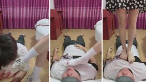 【玖玖】运动后脏小白鞋棉袜羞辱-97LZTD-83507498