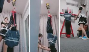 【清见】倒吊皮鞭刑奴女奴陪调-97LZTD-83507501
