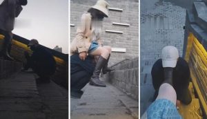 【乐姐】护城河惩罚家奴罚跪【完整版】-97LZTD-83507553