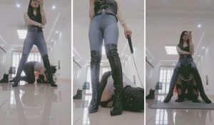 【执念】人形劝装扮舔靴子遛狗训狗-97LZTD-83507616