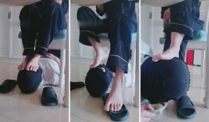 【猫神大人】家务奴伺候吃饭洗漱化妆-97LZTD-83507629