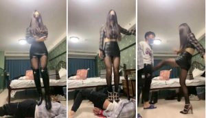 【仙女殿下】皮靴小白鞋耳光踢裆踹脸-97LZTD-835067717