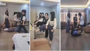 【德意户外男神】四个女神素人群殴调教【完整版】-97LZTD-835067762