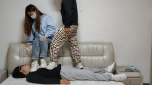 【子怡工作室】酱酱带素人姐妹首次踩m