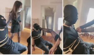【巴莉女王】双S捆绑调教畜生【上】-97LZTD-835067889