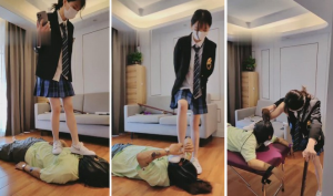 【暴力美学】JK学姐固定狗奴廷杖之刑-97LZTD-83507072