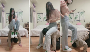 【罗宾】艺校女神小白鞋骑马狗奴-97LZTD-83507077