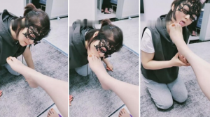 【清见】双女M-小三母狗喜欢舔脚-97LZTD-83507131