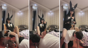 【桃桃老师】兔女郎白丝诱惑调-97LZTD-83507260