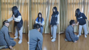 【最抗揍M】素人学生妹双人轮流抽耳光-97LZTD-83507289