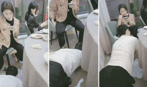 【美帝】餐桌下狗伺候【双视角版】-97LZTD-83507306
