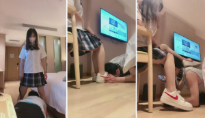 【悦主大大】舔鞋底丝袜脚踩美味圣水羞辱-97LZTD-83507323