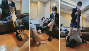 【暴力美学】jk学姐惩罚告密同学-97LZTD-83507551