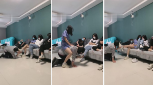 【精神小妹】素人群女遛狗调踩踏-97LZTD-83508135