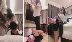 【强抚】抖M老爸做女儿的狗奴-97LZTD-83508149