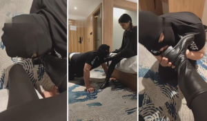 【沐姐】靴子脏了脚臭了让狗伺候-97LZTD-835161