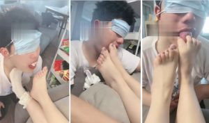 【欣欣S】萝莉主白袜臭脚羞辱-97LZTD-84459