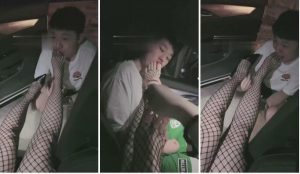 【强抚】车内网袜诱惑狗舔-97LZTD-84586