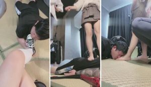 【妮可】学生S帆布鞋过膝袜辱狗-97LZTD-84587