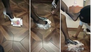 【沐阳大小姐】踩踏喂食狗奴专场-97LZTD-84590