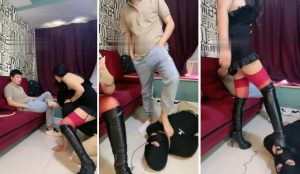 【伊兮夫妻】长靴夫妻主虐绿帽追求者-97LZTD-84619