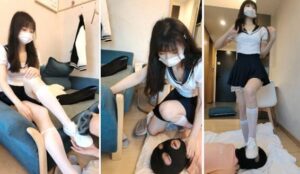 【Yuki】萝莉主小白鞋白丝-踩踏掐脖窒息反绑鞭打-97LZTD-91016