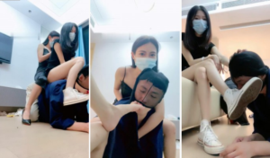 【希希子】双S调-当坐垫舔脚浓痰全程语音电话【双视角版】-97LZTD-91997