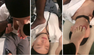 【赫拉姐姐】双S掐乳原味脚闻舔【双视角版】-97LZTD-93244