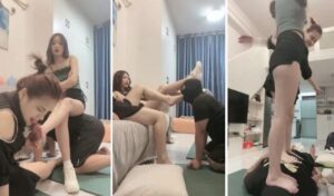 【尤物】带双向闺蜜调-踢裆踩踏腿绞转胯-97LZTD-93123043