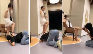 【桃酥S】艺校女神把家奴带大街上虐-97LZTD-9266661969