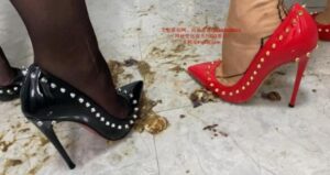 【宝儿工作室】宝儿棠棠欧美复古风双踩肥蜗牛丝袜高跟控的视觉盛宴！YC-230721-3-97LZTD-93210