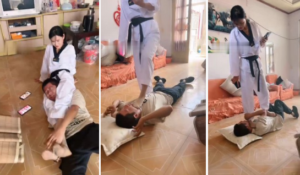 【孤傲女帝】爆踹狗头各种腿绞脚耳光脚踩窒息-97LZTD-92838