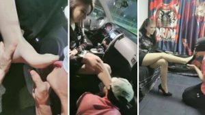 【邦妮】开发网约车司机-对镜羞辱鞭打骑马踩踏深喉【完整版】-97LZTD-92825