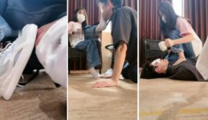 【香芋朱朱】学生S-脚踩喂食圣水洗礼-97LZTD-93367727768