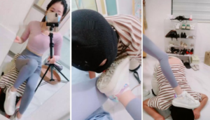【Rina】麦昆白棉袜气味羞辱-97LZTD-93667